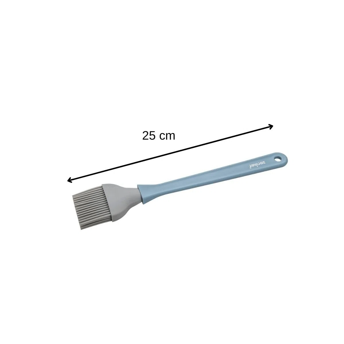 ZENKER Pennello in Silicone Linea Candy, Spazzola per Barbecue in Silicone (Colore: Rosa/Crema o Blu/Crema - Selezione Non Disponibile), quantità: 1 Pezzo