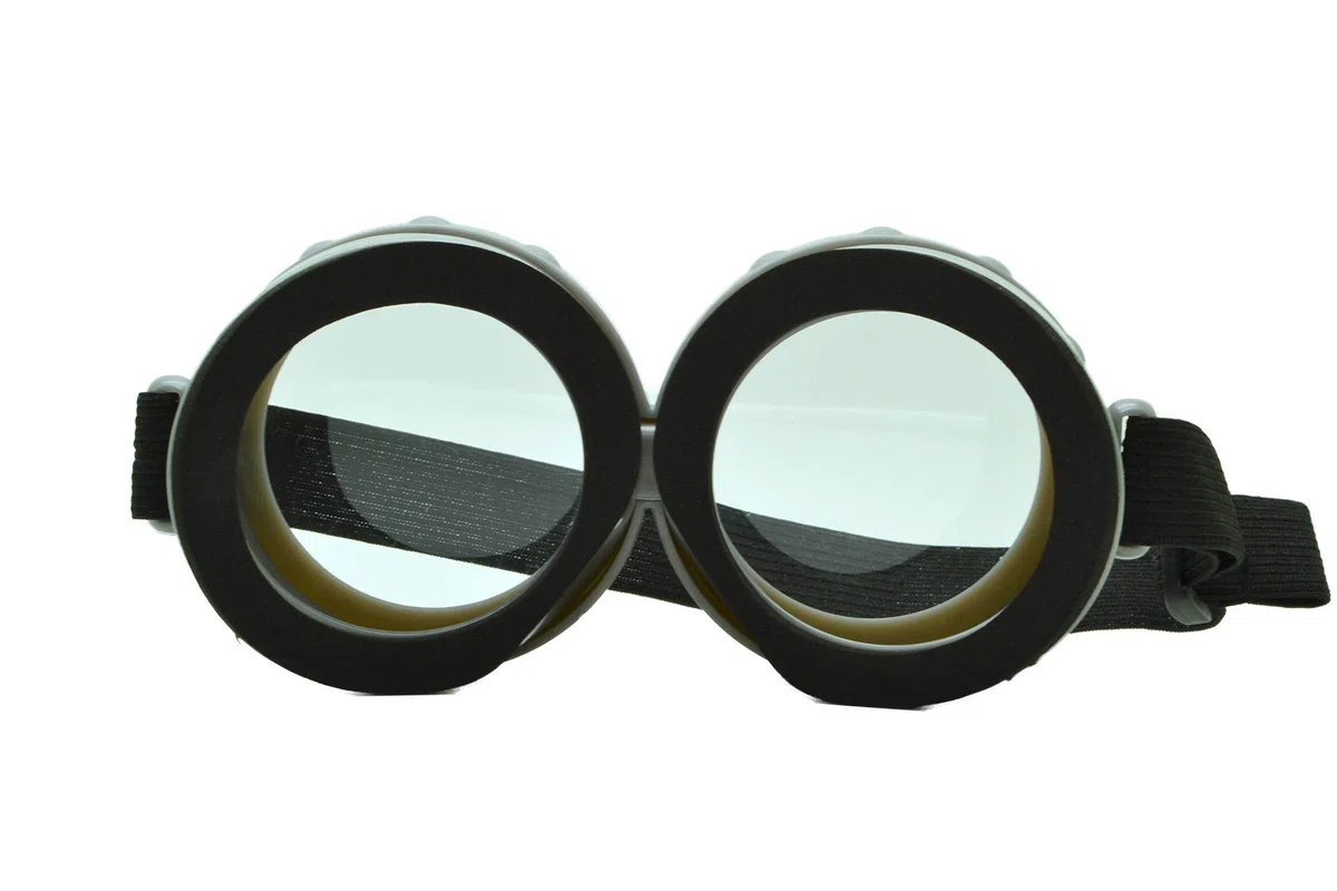 ASVP Shop Occhiali da costume con cinturino perfetti per feste di cosplay, Halloween e mascherate (set cappello e occhiali)