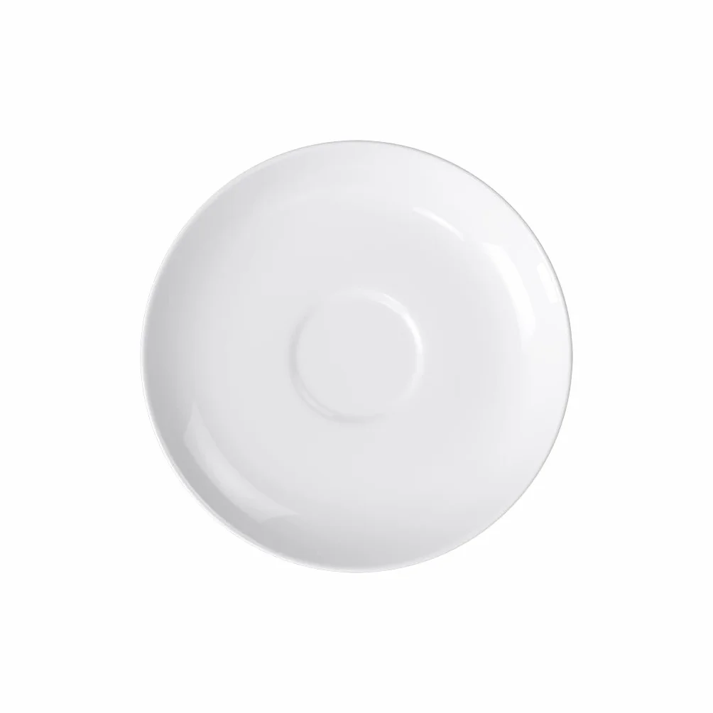 Villeroy & Boch Royal Piattino per Tazza da Caffèlatte, Porcellana Premium Bone, Bianco, 180 mm