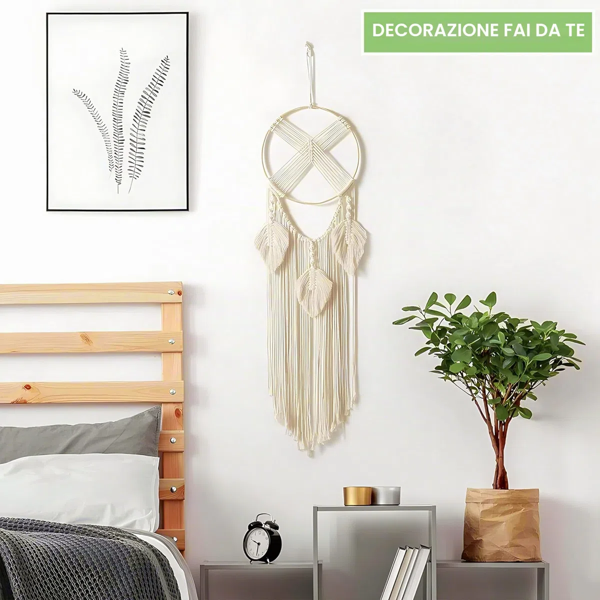 SRTSTR 12 Pezzi Cerchi per Acchiappasogni 15 cm Anelli in Legno di Bambù Cerchi Legno per Macramè Ghirlande Floreali Decorazioni Fai da Te e Artigianato