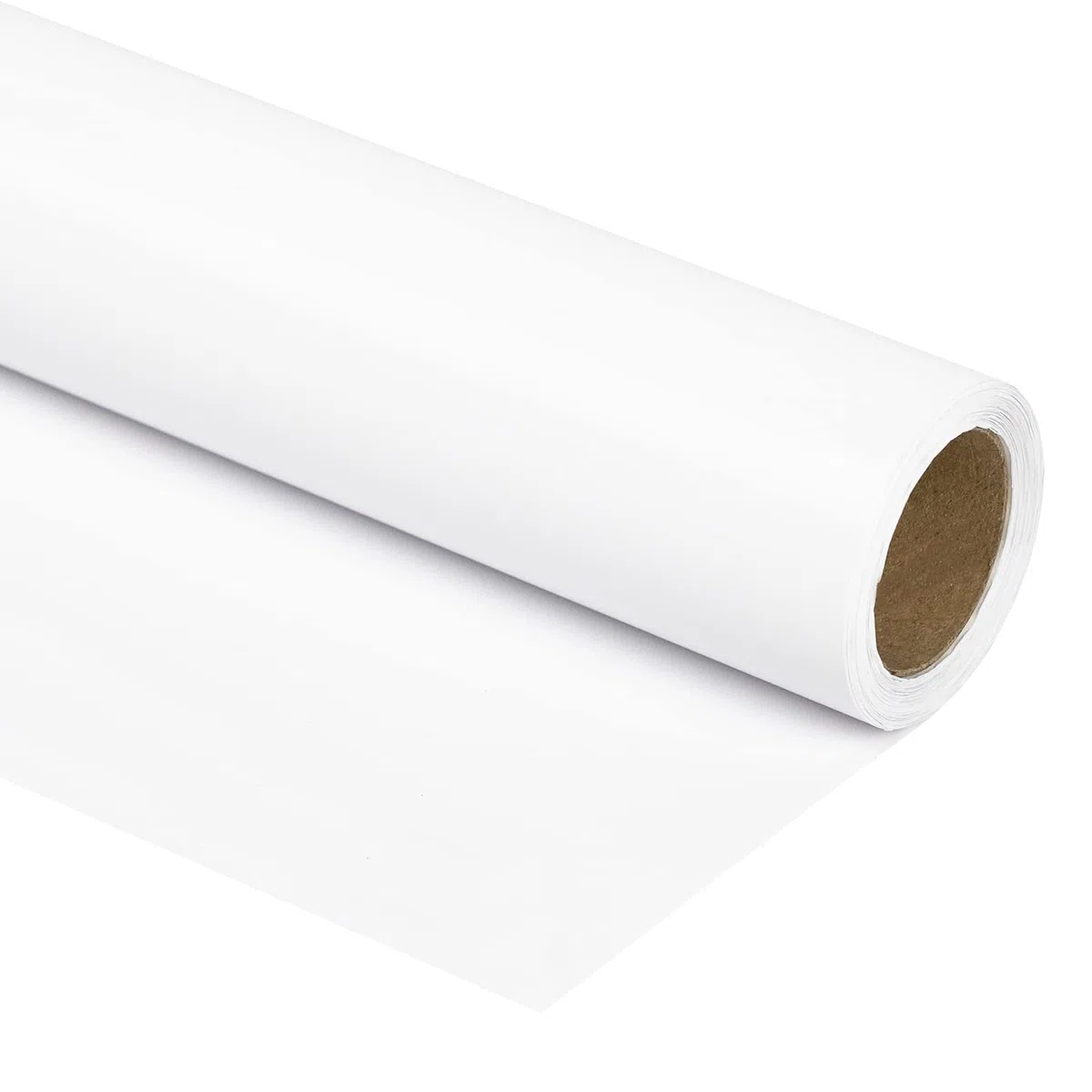 RUSPEPA Carta Da Regalo Bianca Lucida - Mini Rotolo - Tinta Unita Per Matrimoni, Compleanni, Doccia, Congratulazioni E Regali Di Festa - 44,5 cm X 10 m