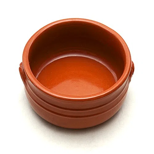 6 TEGAMINO TEGAMINI IN TERRACOTTA TECNOCERAM 14 CM