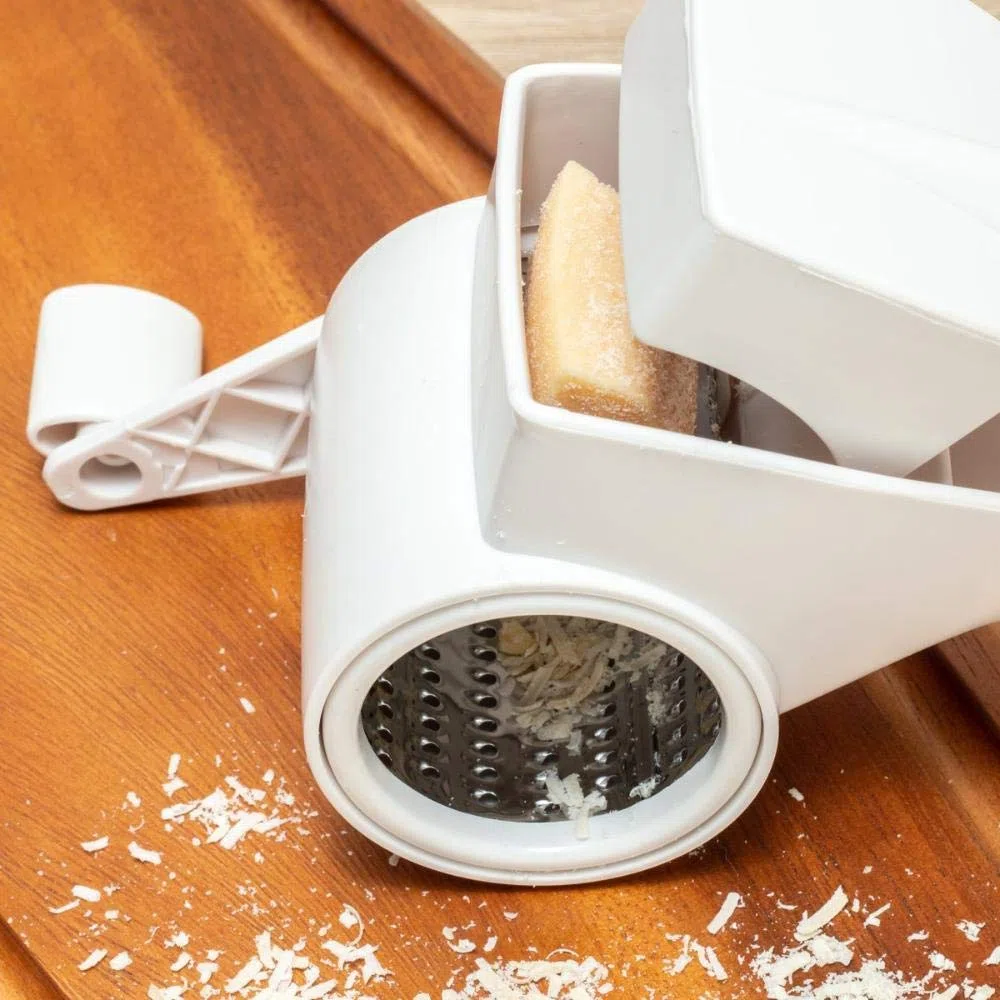 Pedrini grattugino da tavola manuale, rullo estraibile in acciaio inox