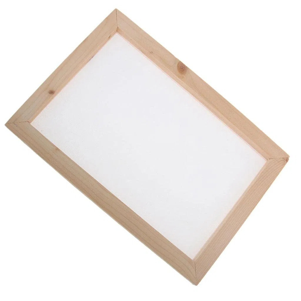 Set di 2 stampi in legno per la creazione di carta, telaio per fai da te, 30 x 40 cm