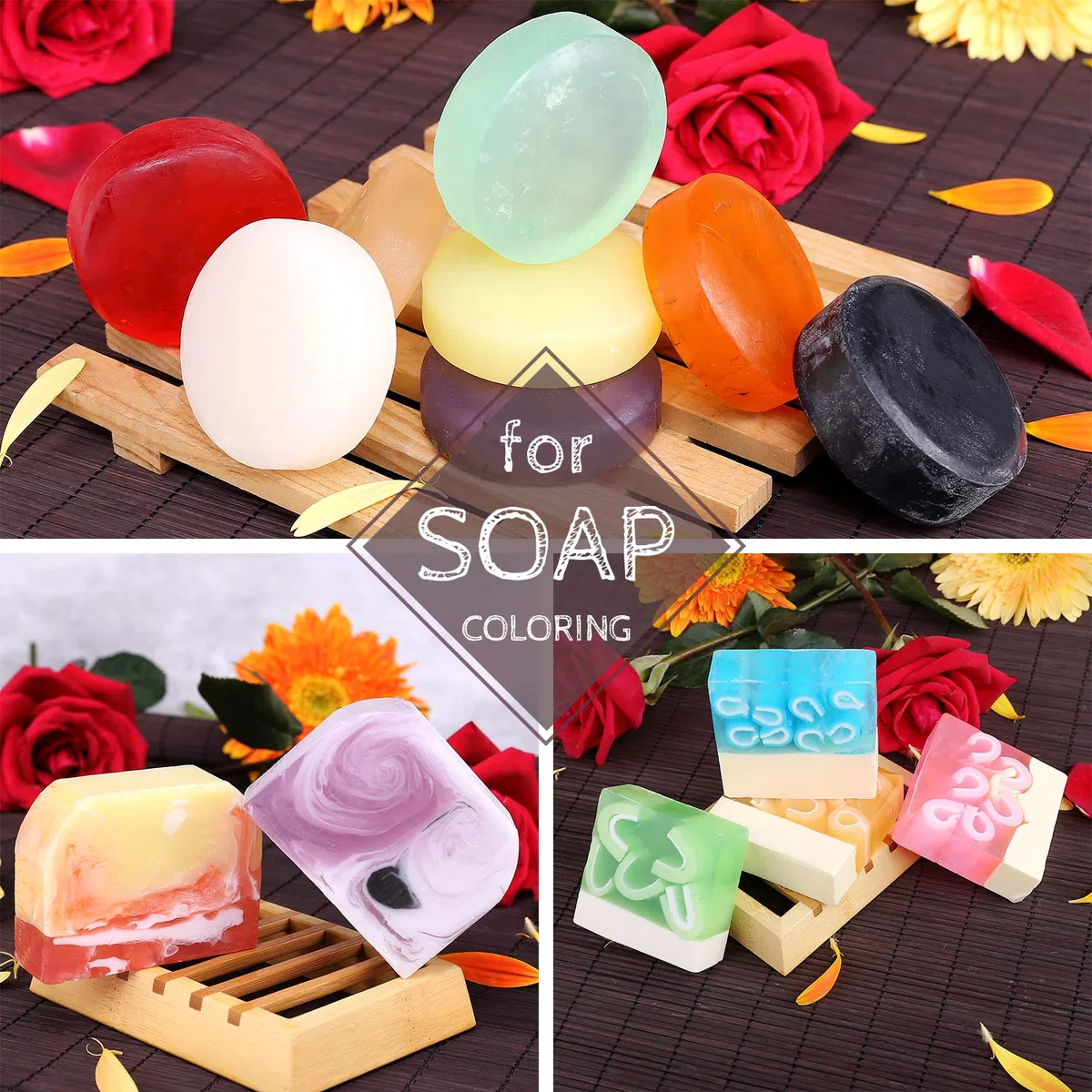 20 Coloranti per Bombe da Bagno per Produzione di Sapone Artigianali - Liquido Concentrato fai da te, Slime, Creazioni - Flaconi di 6ml