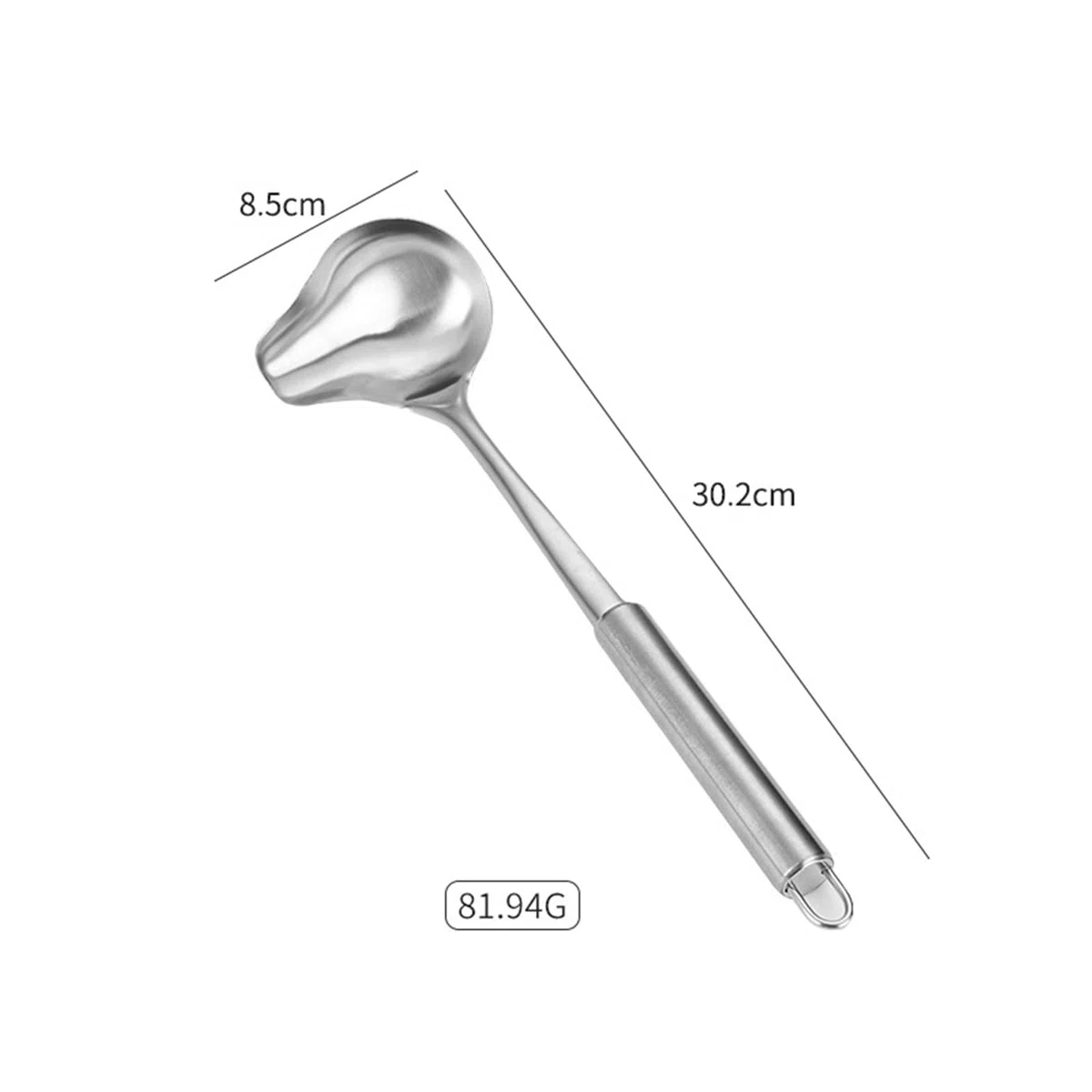 2 mestoli per salse con beccuccio, 30 cm, in acciaio inox, cucchiaio per salse con beccuccio, piccolo mestolo per salse, salse da zuppa, condimenti