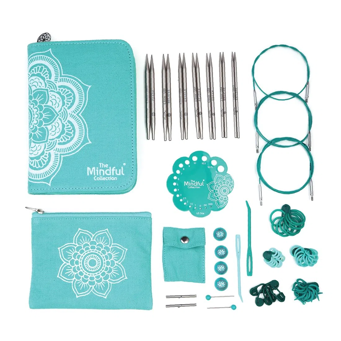 KnitPro - Set di aghi intercambiabili KnitPro Believe (13 cm, 3-6,00 mm) - 1 set