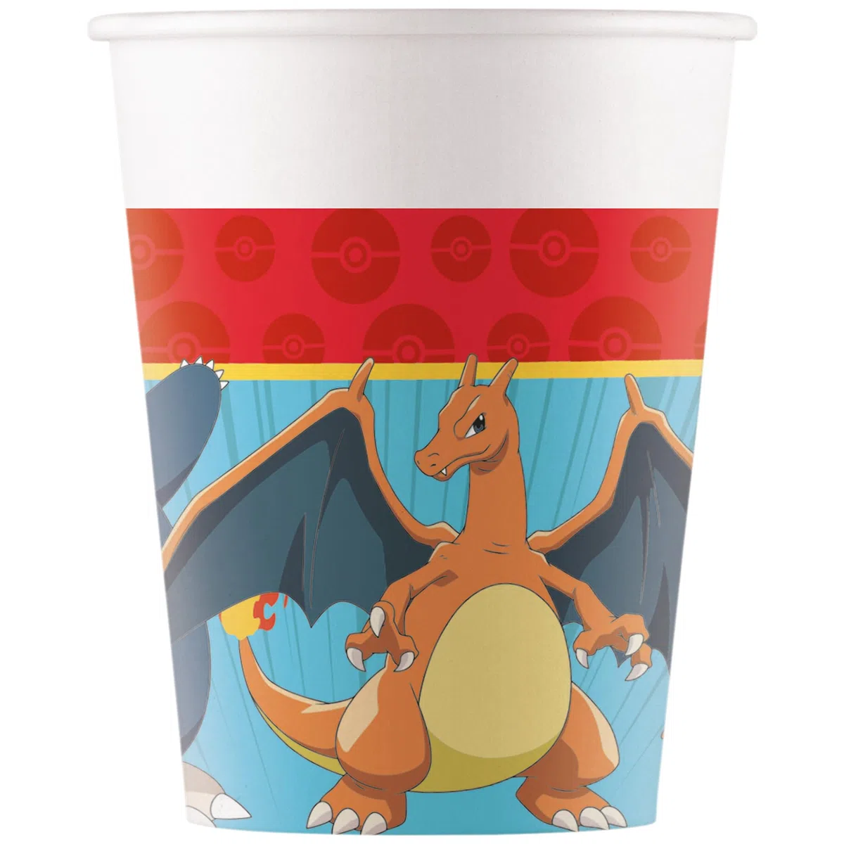 Procos - Decorazioni di compleanno Pokemon, 52 pezzi, piatti, bicchieri e tovaglioli di carta per feste di compleanno per bambini, articoli da tavola per feste