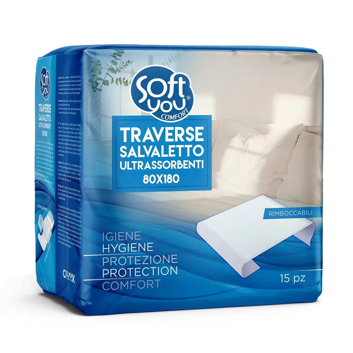 Virsus 15pz traverse assorbenti salva materasso, traverse letto impermeabili, monouso, rimboccabili 80x180cm, coprimaterasso per incontinenza, protezione per materassi, lenzuola, divani, poltrone
