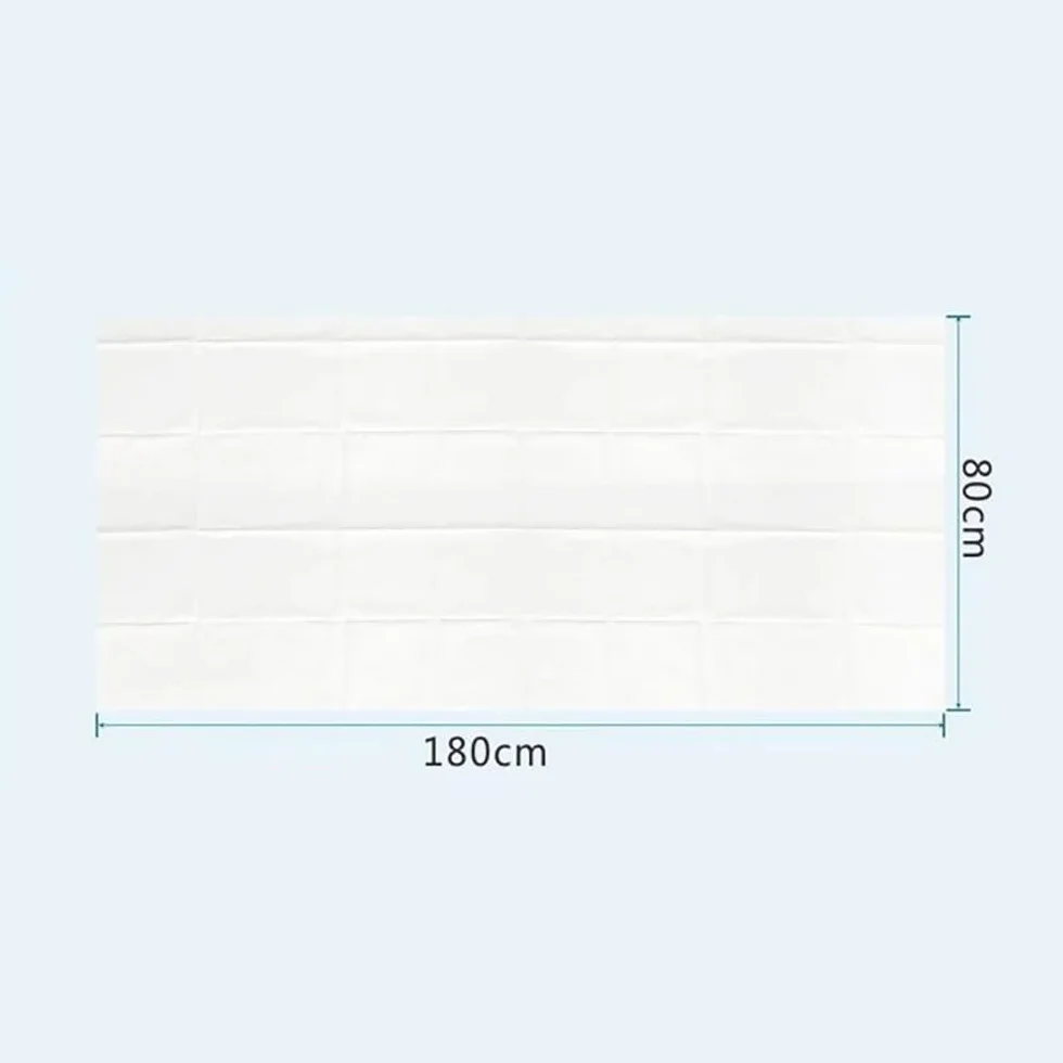 NEWFUN Lenzuolo monouso, 100 pezzi lenzuolo da massaggio monouso, Foglio da Massaggio in Tessuto Non Tessuto，80 x 180cm，Adatto per Saloni di Bellezza，Spa，Massaggi，Hotel，Estetisti