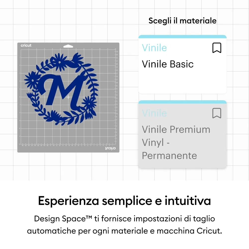 Cricut Pellicola autoadesiva in vinile plotter – Rotolo di pellicola autoadesiva (30,5 x 3 m, magenta)