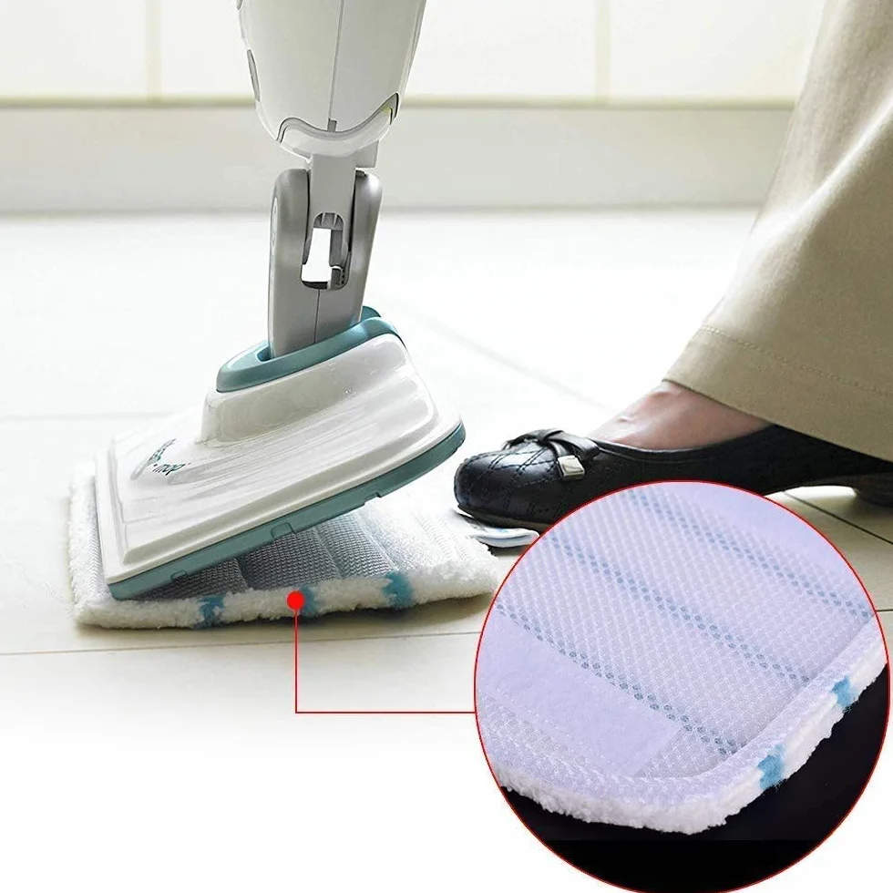 4 Panni Lavabili per Black Decker FSM1616 Steam Mop FSMP20 Compatibile con Lavapavimenti a Vapore Steam-Mop