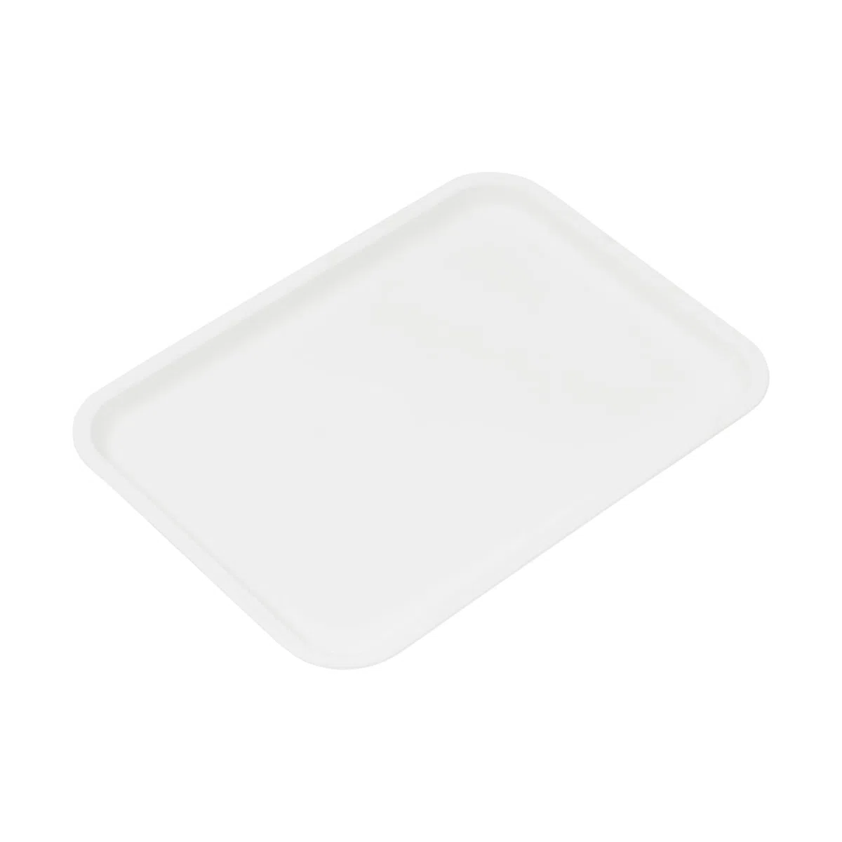 24 vassoi, vassoi da servizio, impilabili, per ristoranti veloci, mense, cucine, hotel, ristoranti, spuntini, 36 x 27 x 2 cm (bianco)