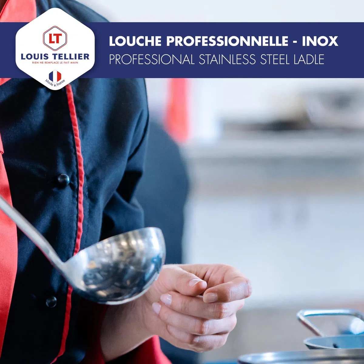 Mestolo professionale – acciaio inox – 10 cm – 250 ml