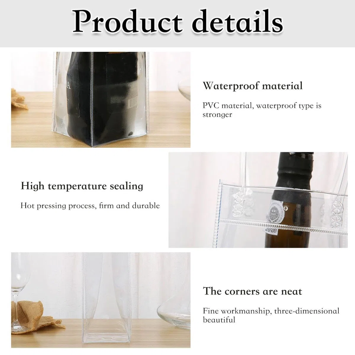 Borsa Da Trasporto Da 6 Pezzi, Refrigeratore Per Bottiglie Di Vino Portatile, Contenitore Per Vino Freddo, Refrigeratore Per Bottiglie Di Vino, Adatto Per Uso Esterno, Refrigeratore Per Vino