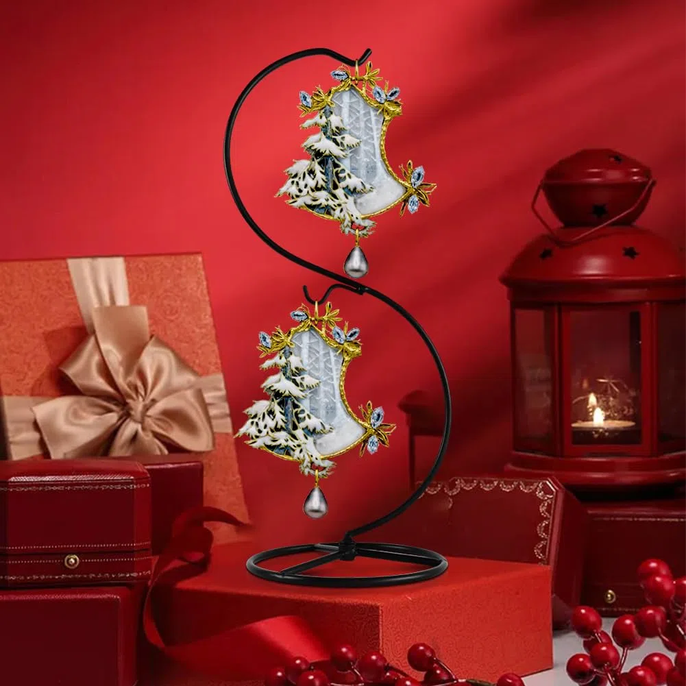 Espositore per ornamenti in ferro, supporto a gancio per appendere sfere di vetro, piante per terrari, palline di Natale, decorazione per la casa o per matrimoni