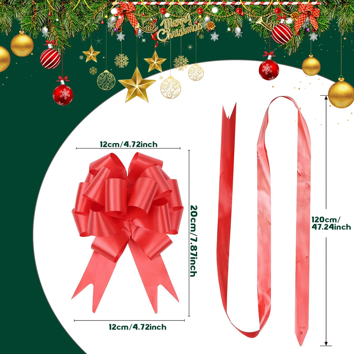 30 PCS Fiocchi Auto Matrimonio Rosso, Fiocco Matrimonio Auto, Fiocchi Rossi Laurea, coccarde per pacchi Regalo per Pacchi Regalo Coccarde Auto-tiranti Fiocchi da Tirare per Regali, Matrimoni