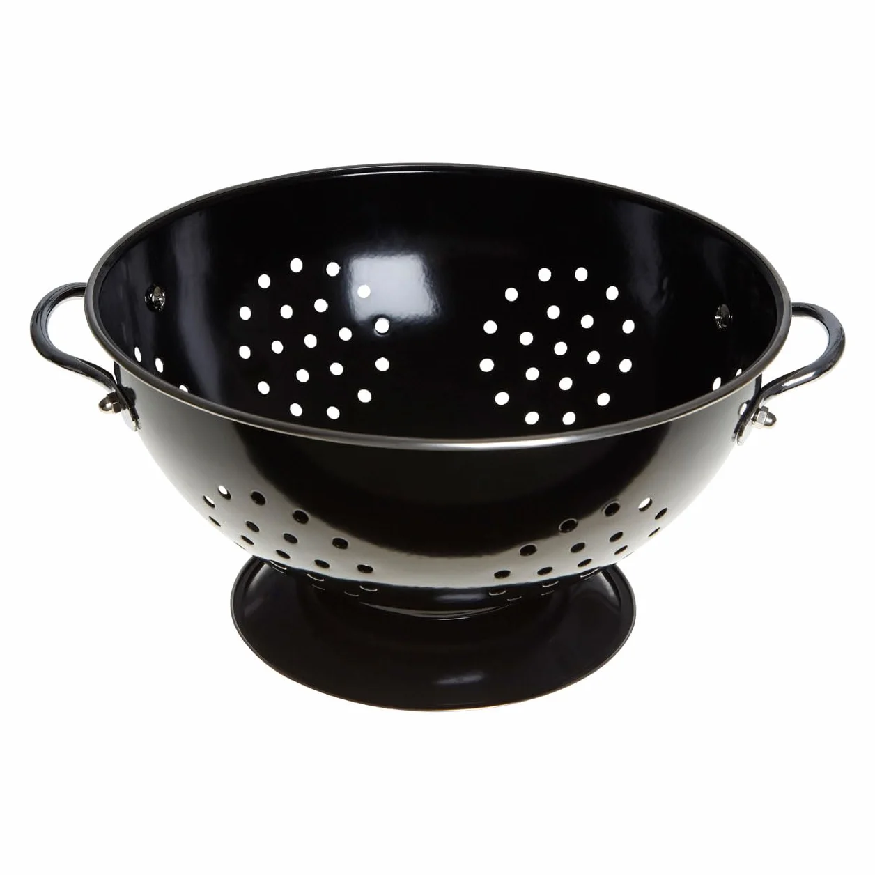 PREMIER Housewares 0508557 Scolapasta, Nero