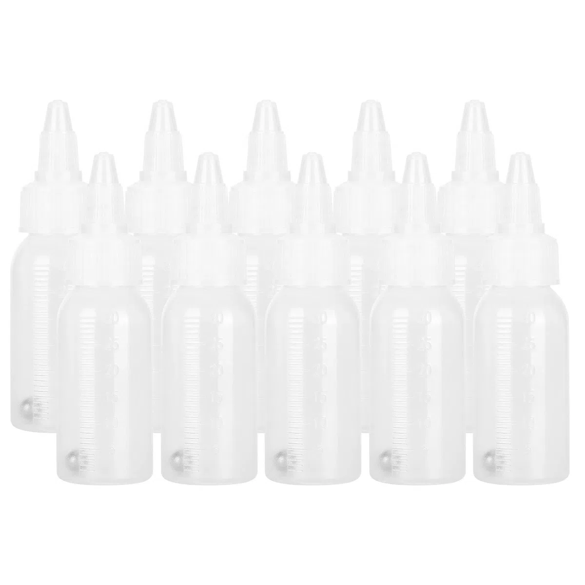 Bottiglietta per Vernice 30ml, Contenitore Anticorrosione per Pigmenti, Misura e Ricarica Facile - Set da 10 Pezzi