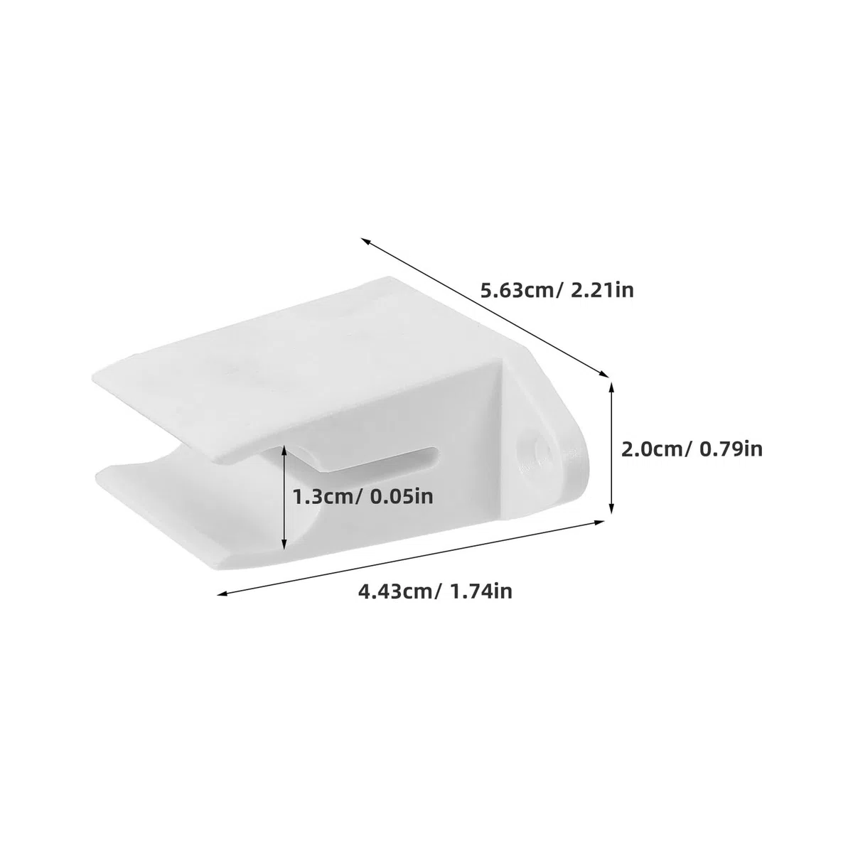 Supporto Manovella da Sole in Plastica Resistente alle Intemperie con Viti, Staffa di Montaggio Compatta per Asta da 13 Mm, Ricambio Stabile per Tende da Sole Esterne e
