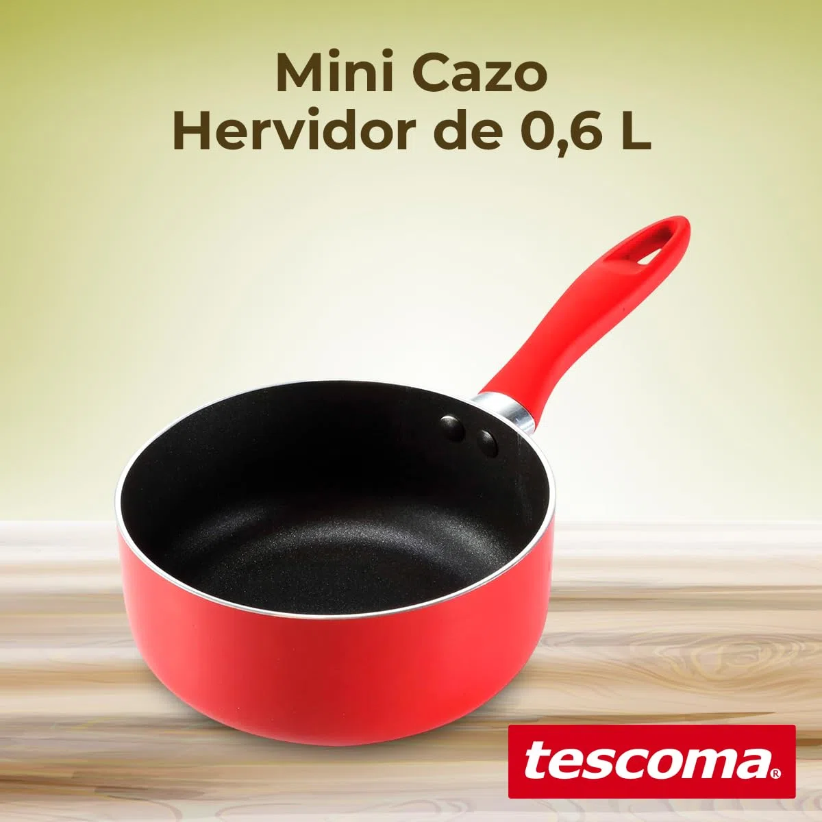 Tescoma 594006 Presto Mini Casseruola con 1 Manico, Rosso