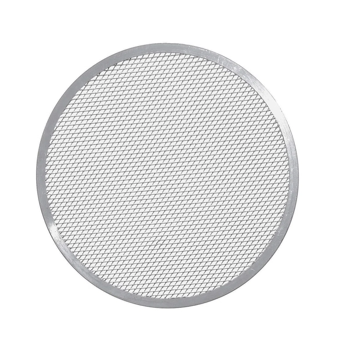 Paderno Retina Spargifiamma in Alluminio per Pizza, Pane, Cottura Rapida e Uniforme, Adatta a Microonde, Forno Elettrico e a Legna, Diametro 36 cm, Argento