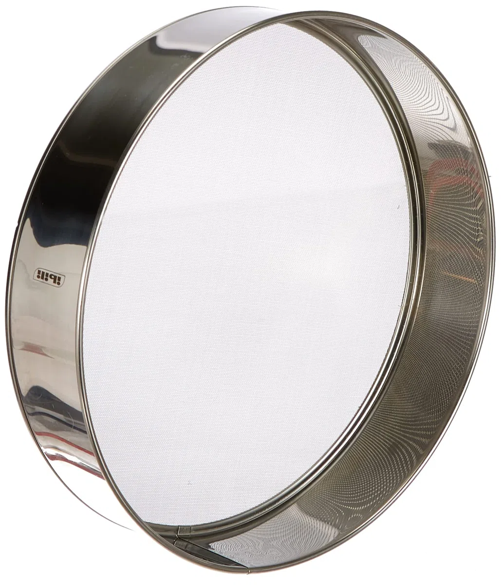 Ibili 704225 - Setaccio da Farina in Acciaio Inossidabile Lucido, 25 cm
