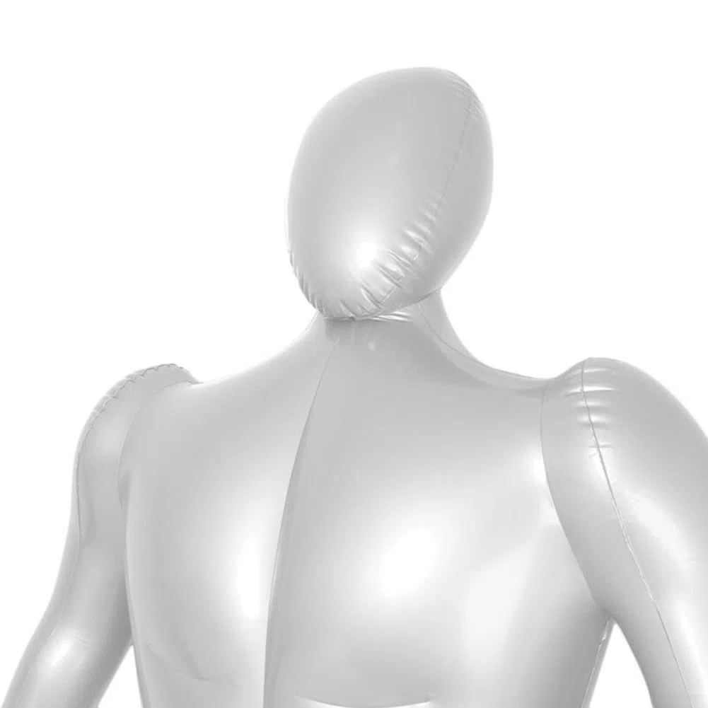 Yuanpgky Manichino gonfiabile da uomo, 168 cm di altezza, 95 cm, busto 75 cm, vita 90 cm, fianchi di 90 cm, modello completo per sarti abbigliamento, negozi, mostre