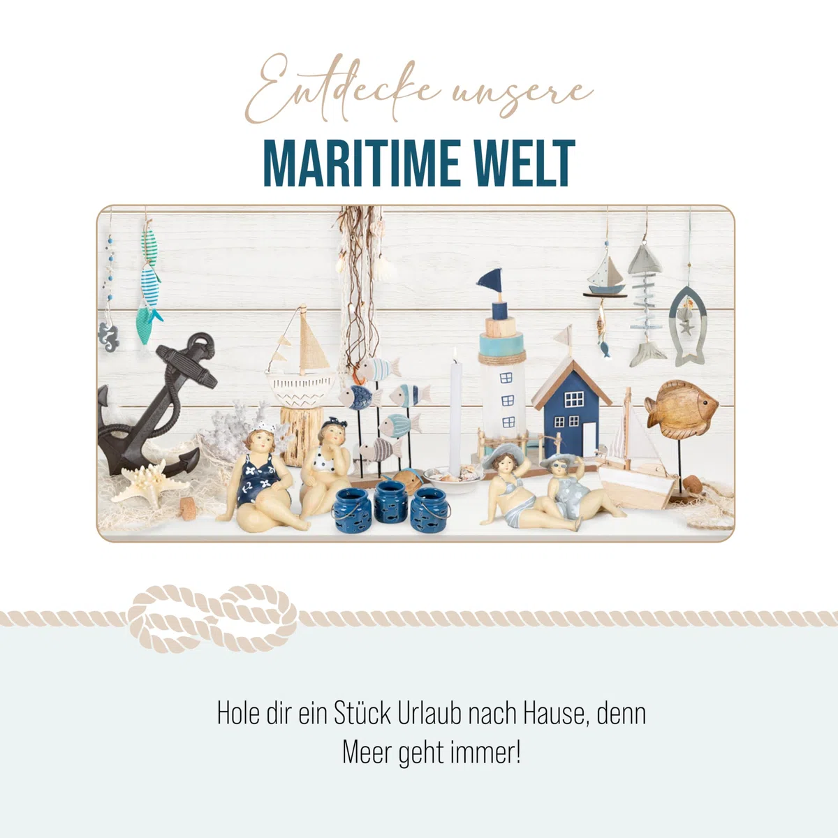 Logbuch-Verlag set 36 bomboniera adesivi forma di pesce timone ancota azzurro blu bianco legno decorazione marittima festa tavolo