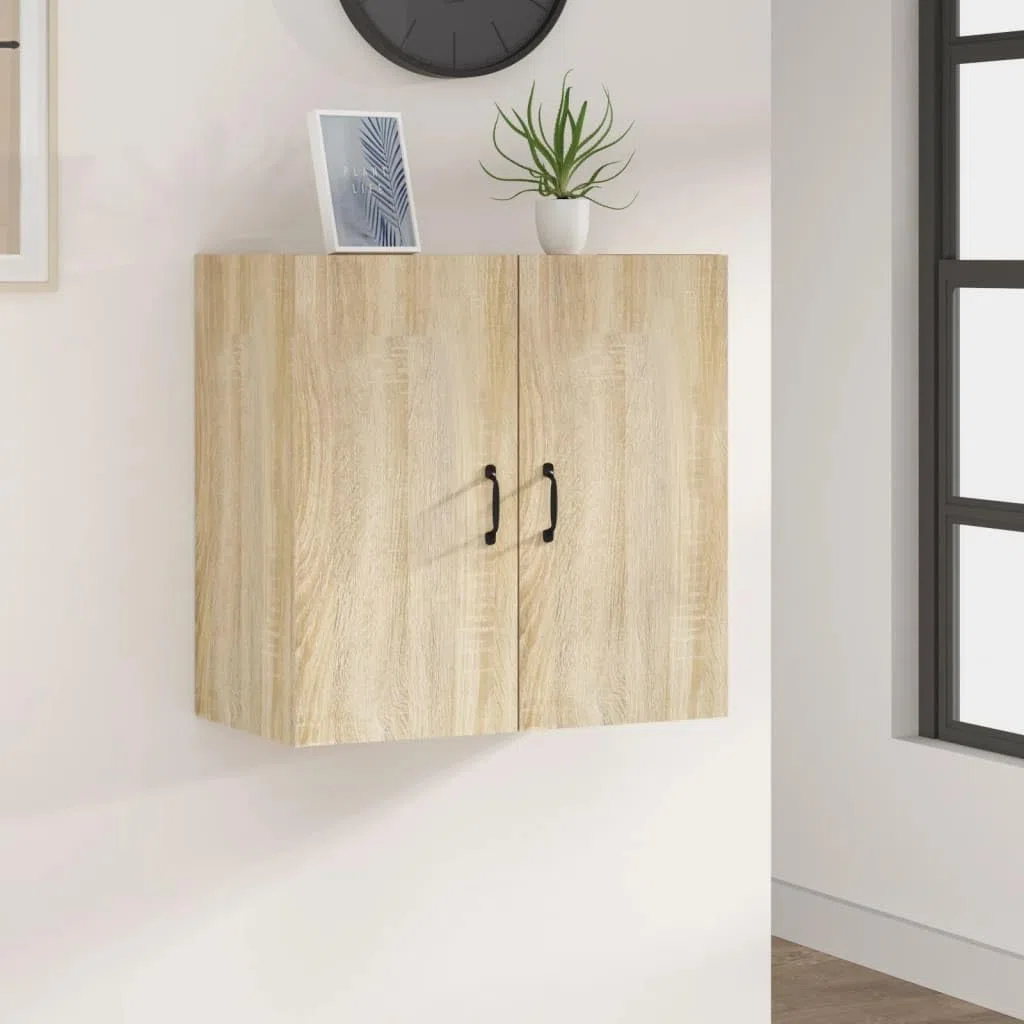 vidaXL Armadietto a Muro Rovere Sonoma 60x31x60 cm Legno Multistrato