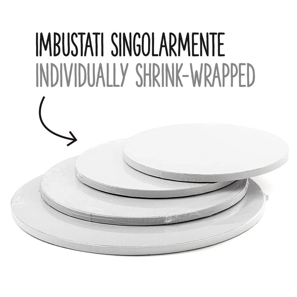 Decora 0931353 Cakeboard White Ø 40 X H 1,2 Cm 16 Inch