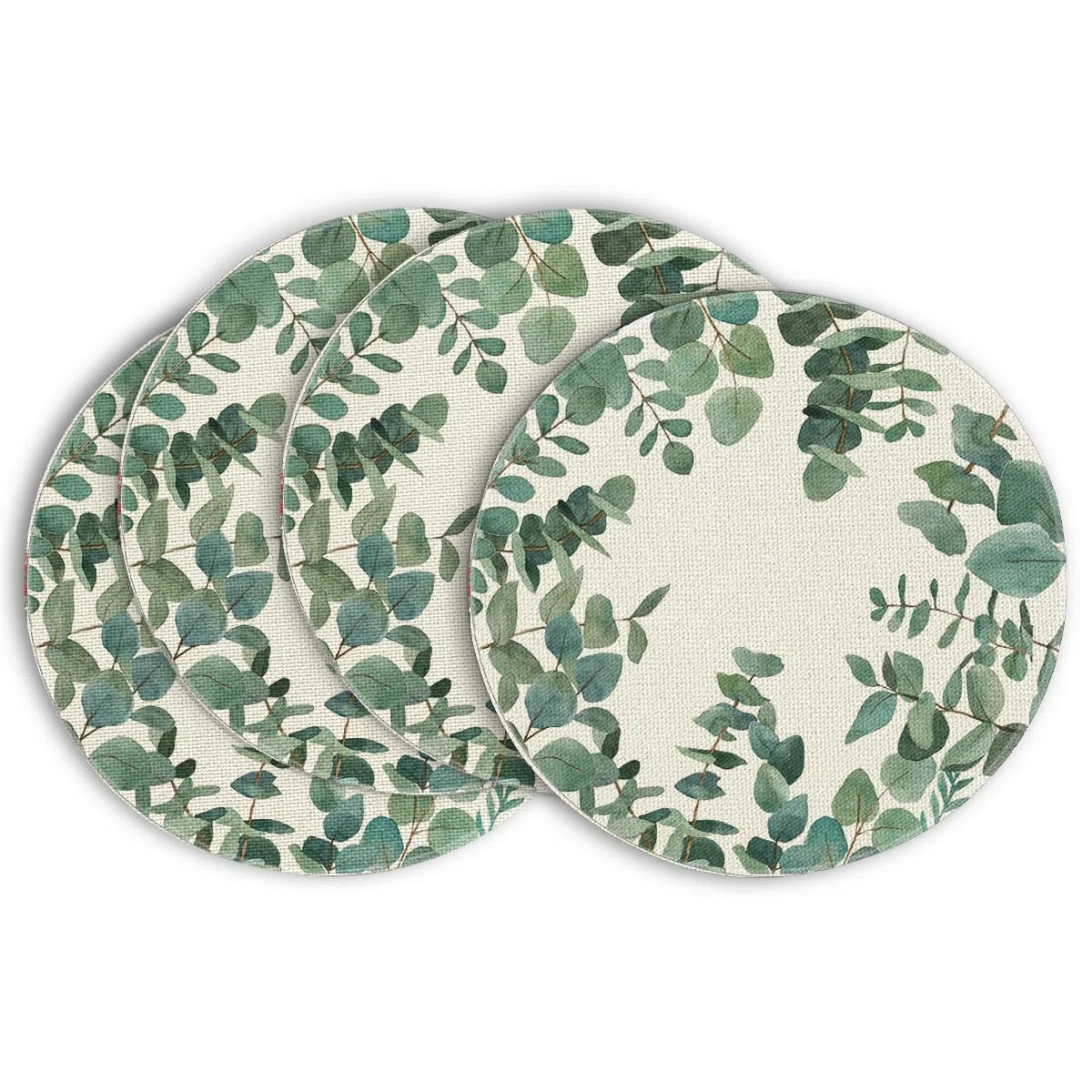 Artoid Mode Eucalipto Set di 4 tovagliette estive, 37 cm, decorazione per la cucina, per interni e feste