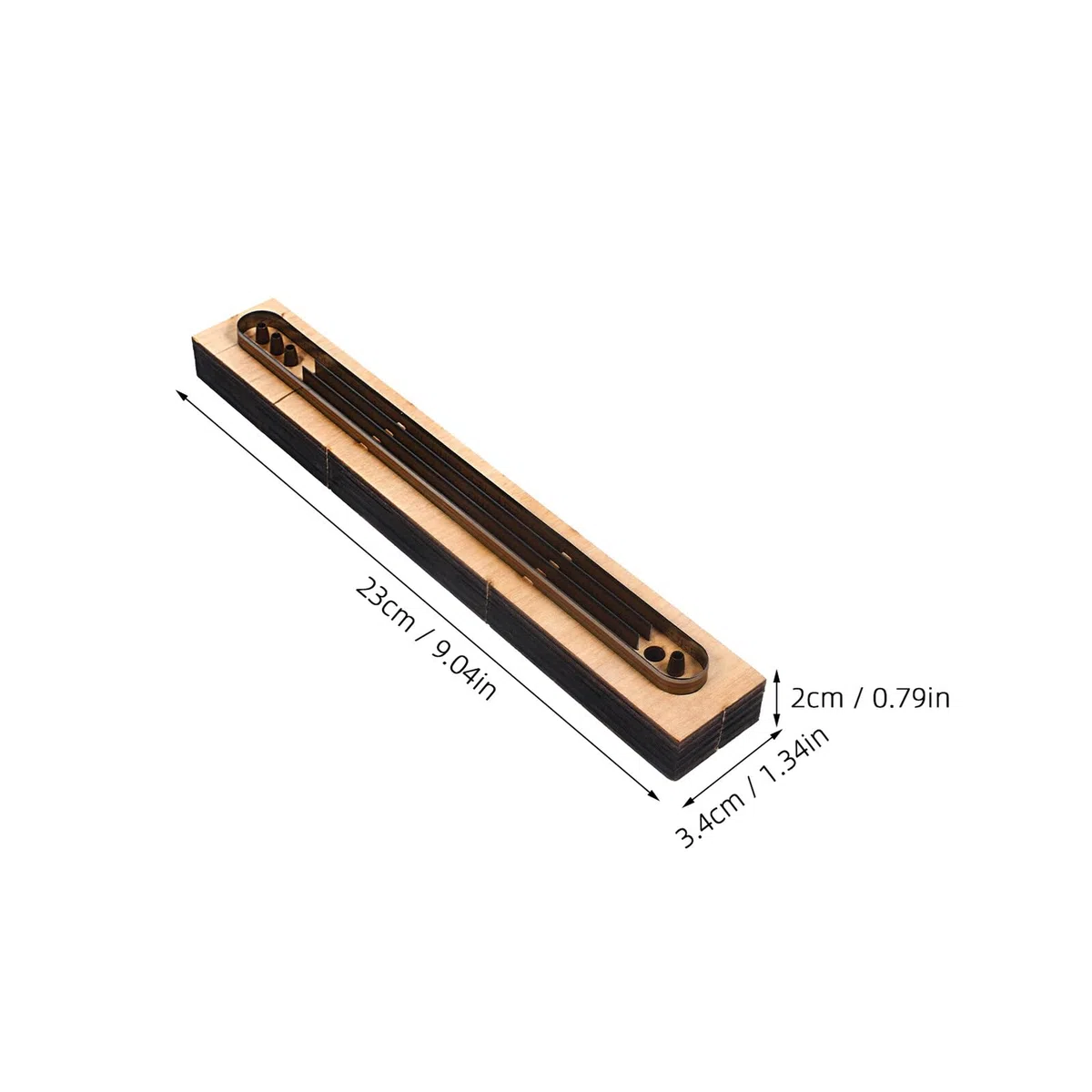 Mipcase Fustella in Legno per Taglio Bracciali in Pelle Fai da Te, Stencil Punzone per Lavorazione Artigianale Pelle, Accessori per Hobby Creativi e Artigianato Manuale