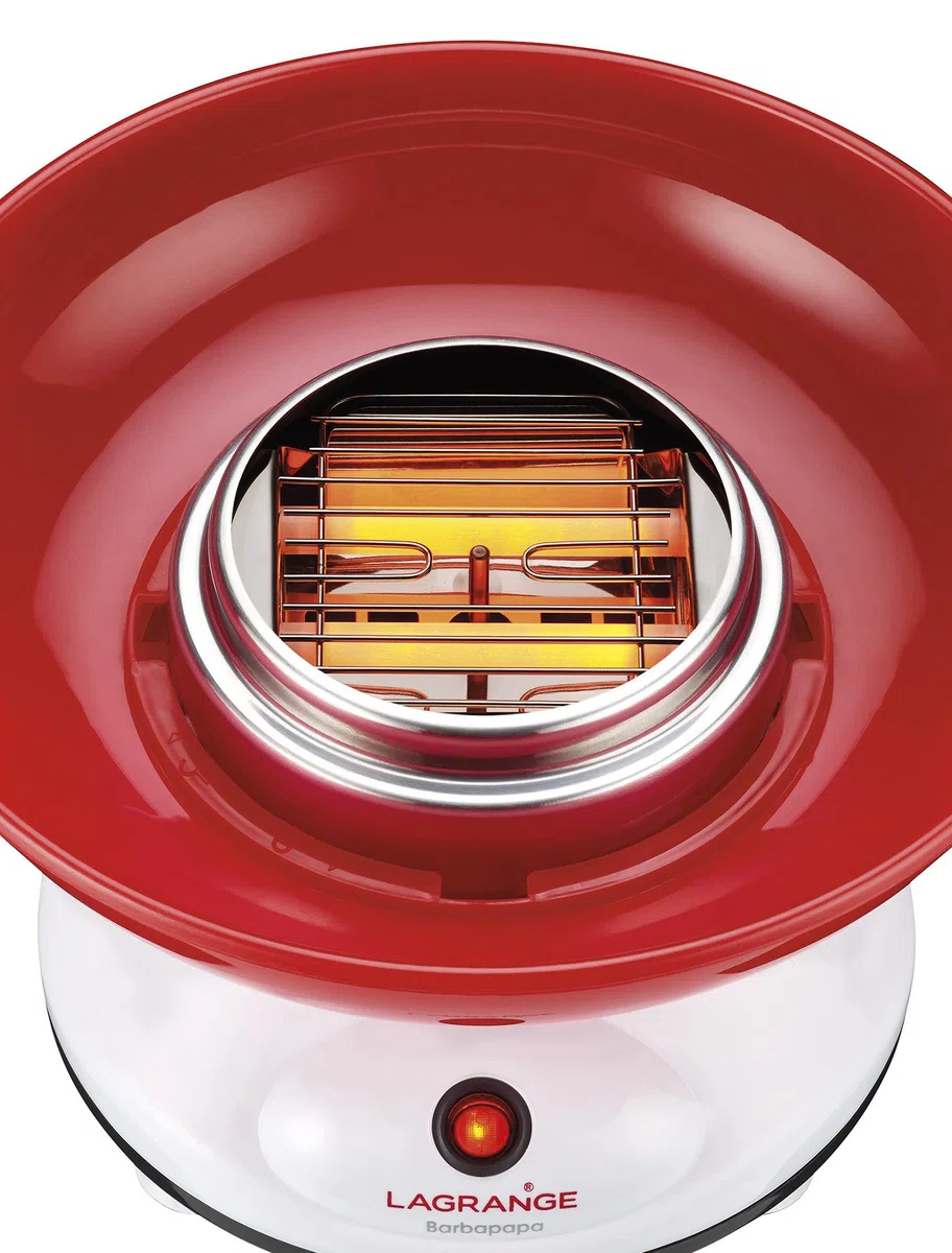 LAGRANGE Barbapapa macchina zucchero filato rosso/bianco da 400 W