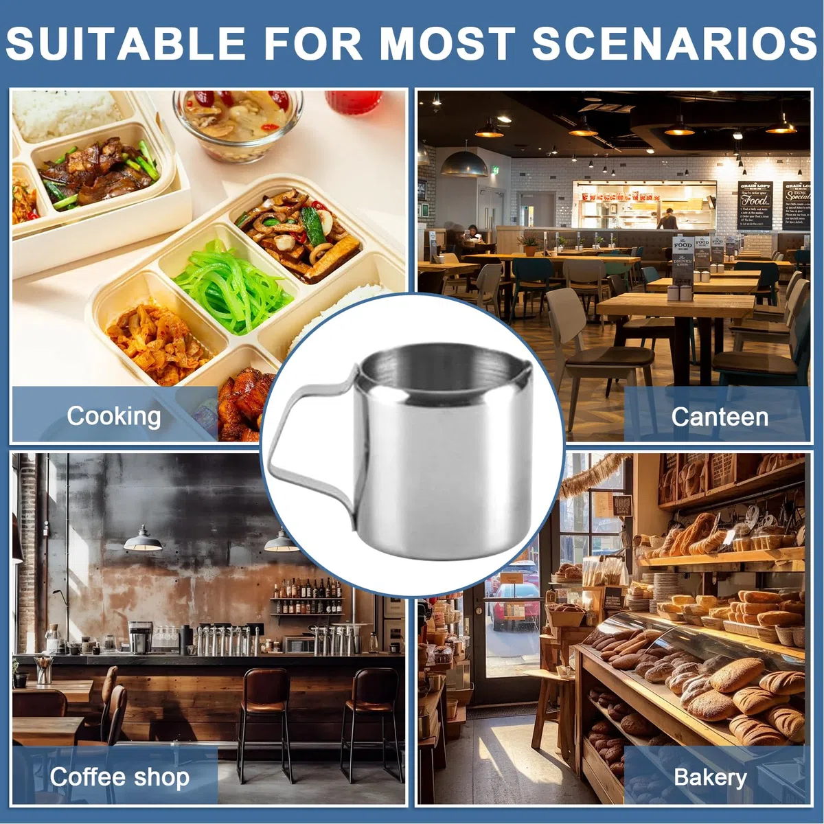 6 bricco per latte, in acciaio inox da 90 ml, piccolo bricco per latte in schiuma, bricco da 3 oz per schiumare, brocca per latte e caffè espresso per montalatte, cappuccino, latte art