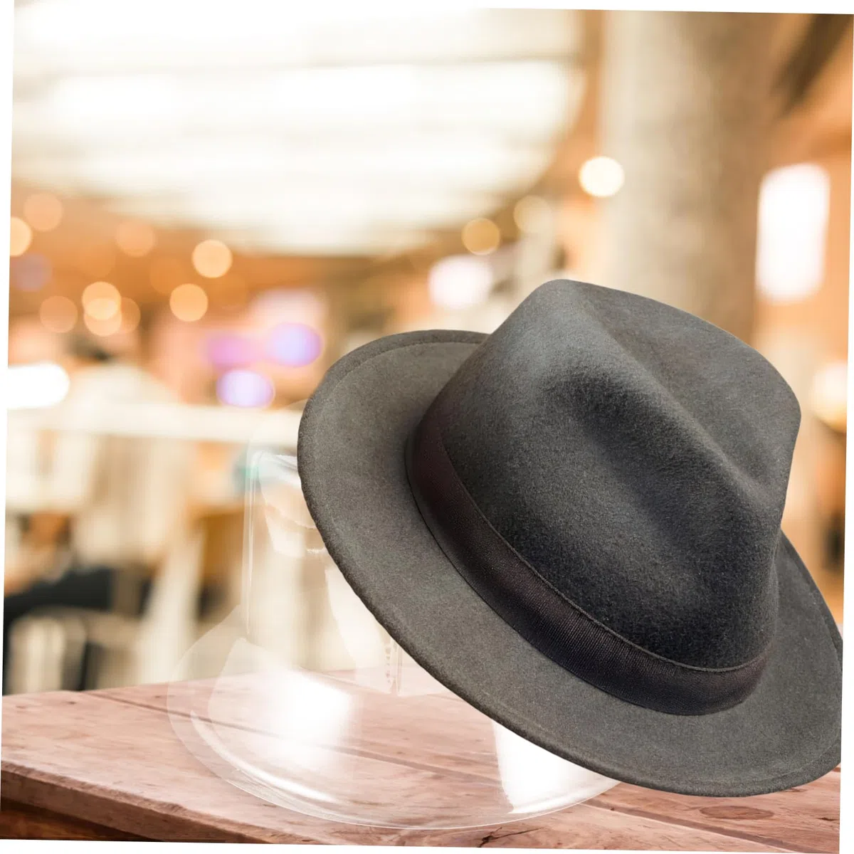 Supporto per Cappelli 5 Pezzi in Plastico Leggero Struttura a Piatto, Mantiene la Forma per Amanti dei Cappelli e Collezionisti, per Esposizione e Conservazione