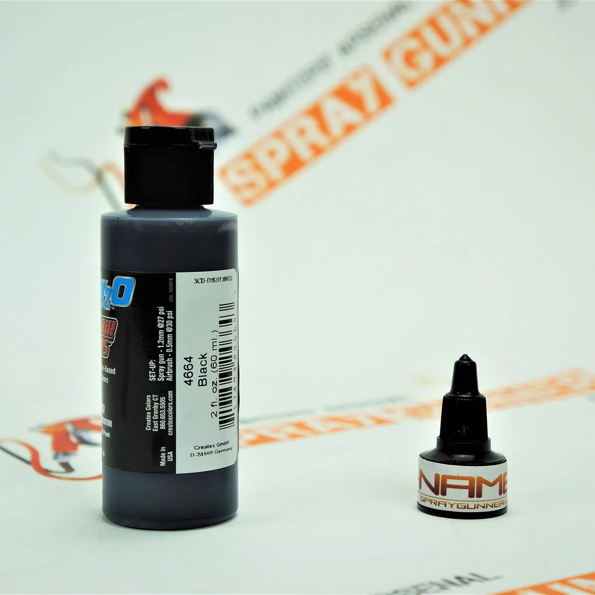 AutoAir Colors candy2o colore aerografo 4664 BLACK - NERO 60 ml