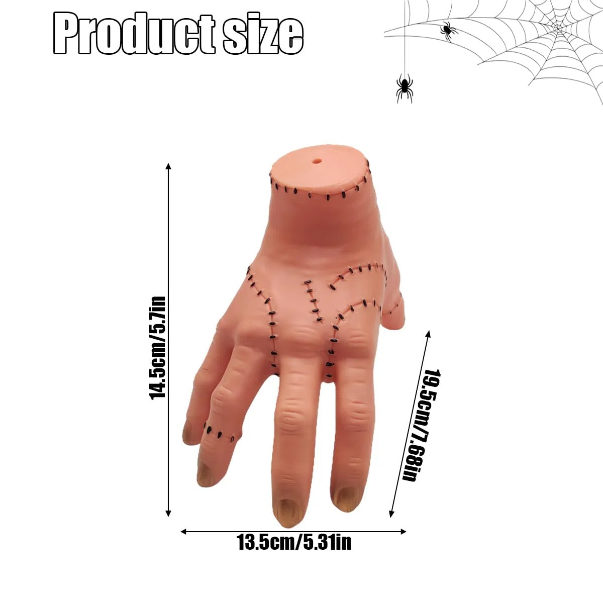 Mano di mercoledì Addams, Mano Finta Realistica, Addams Mano, Mano di mercoledì Latex, per Decorazione e Cosplay, Carnevale Party e Halloween