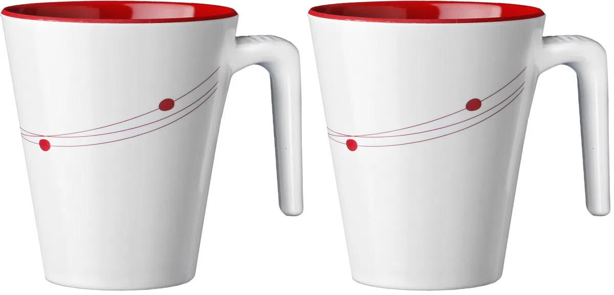 BRUNNER Cosmic Melamine Antislip (tazzone 30cl) (Confezione da 2)