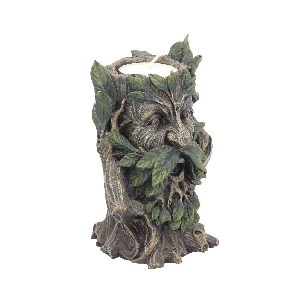 Nemesis Now Wildwood - Portacandela 18 cm, Colore: Marrone
