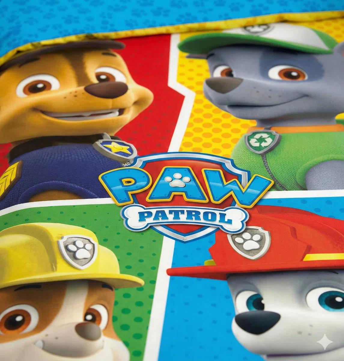 Paw Patrol - Biancheria da letto per bambini, 2 pezzi, copripiumino 100 x 135 cm + federa 40 x 60 cm, 100% cotone Öko-Tex