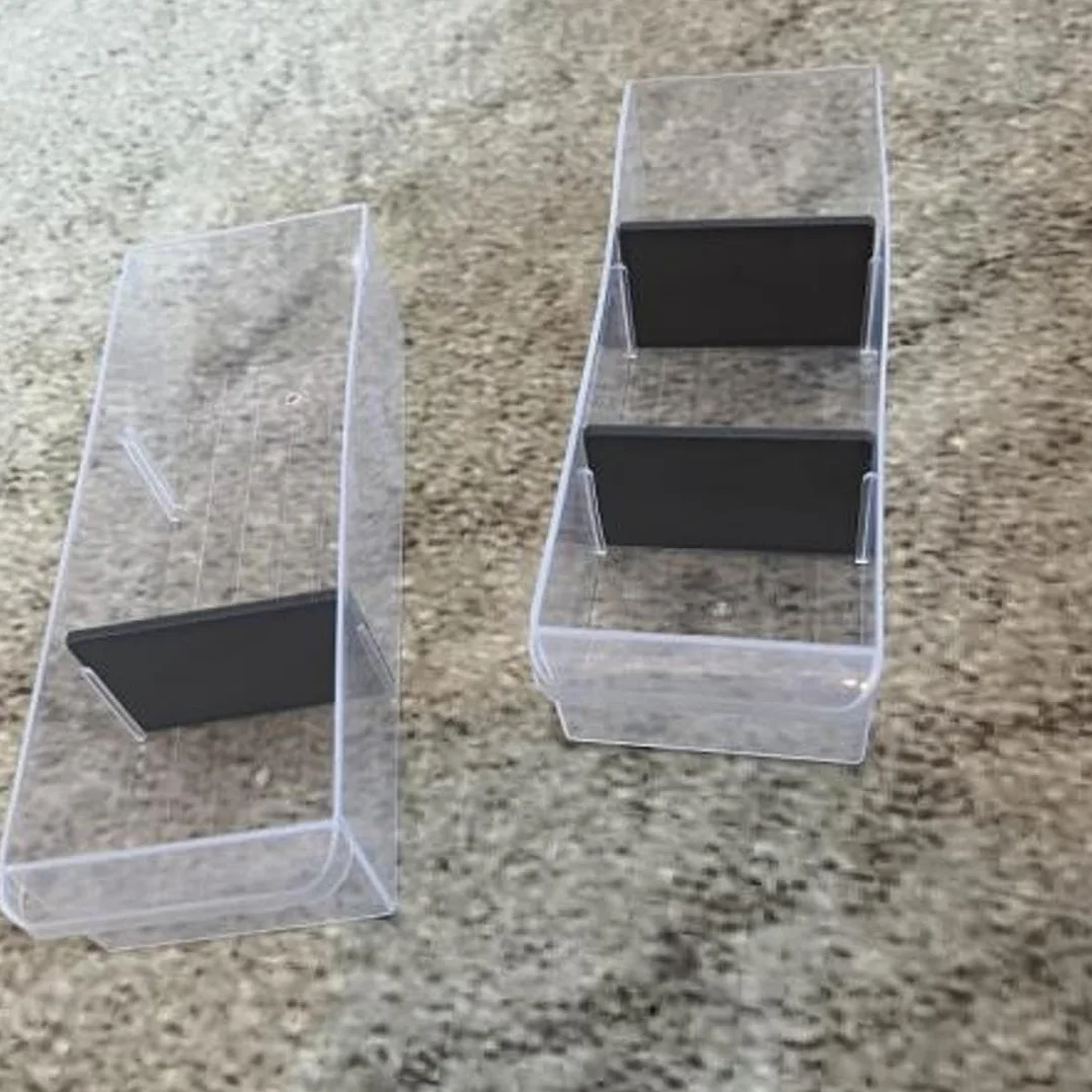 Separatore piccolo 30 pezzi nero 51 x 30 mm divisorio di ricambio compatibile con Stanley rivista per piccoli pezzi 1-93-980 1-93-981 (30 pezzi nero)