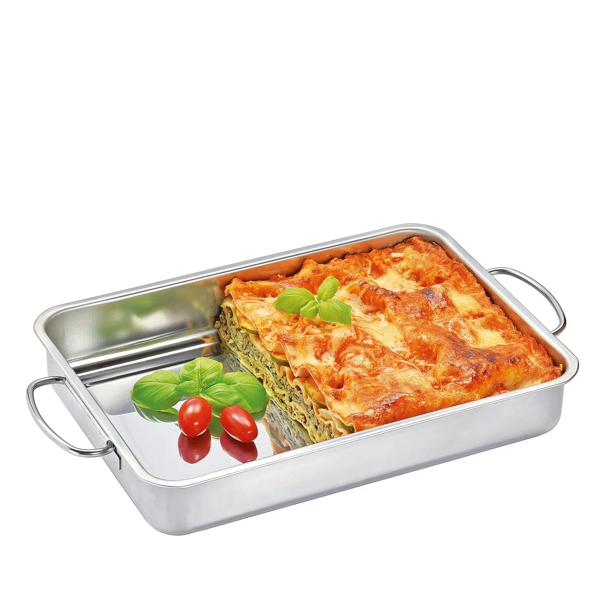 Küchenprofi 1066632840 Style - Rostiera per barbecue e forno, 40 cm, in acciaio inox, 6,8 litri