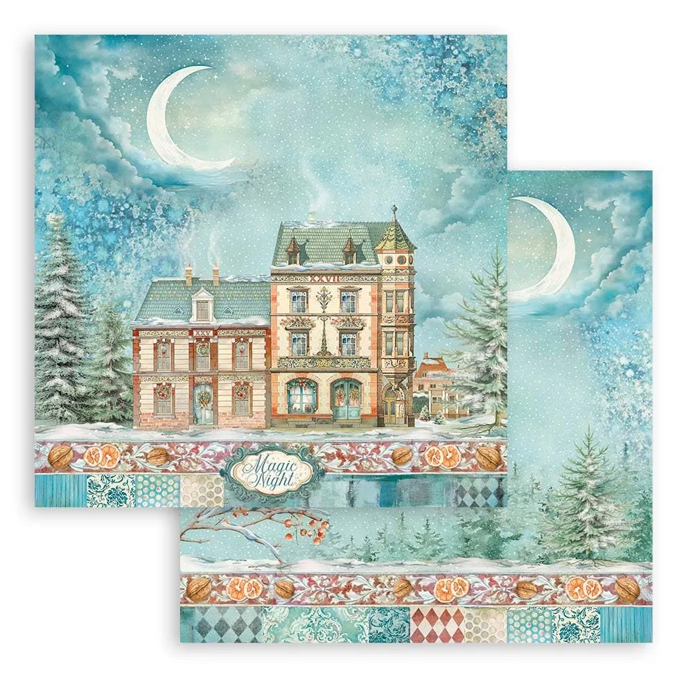 Stamperia - Scrapbook Paper Pad for Scrapbooks, Album, Card Making, Bullet Journals, and More, Acid Free, Double Sided, Perfect for Hobbies, Crafts and Gifting (The Nutcracker) (30,5 x 30,5 cm)