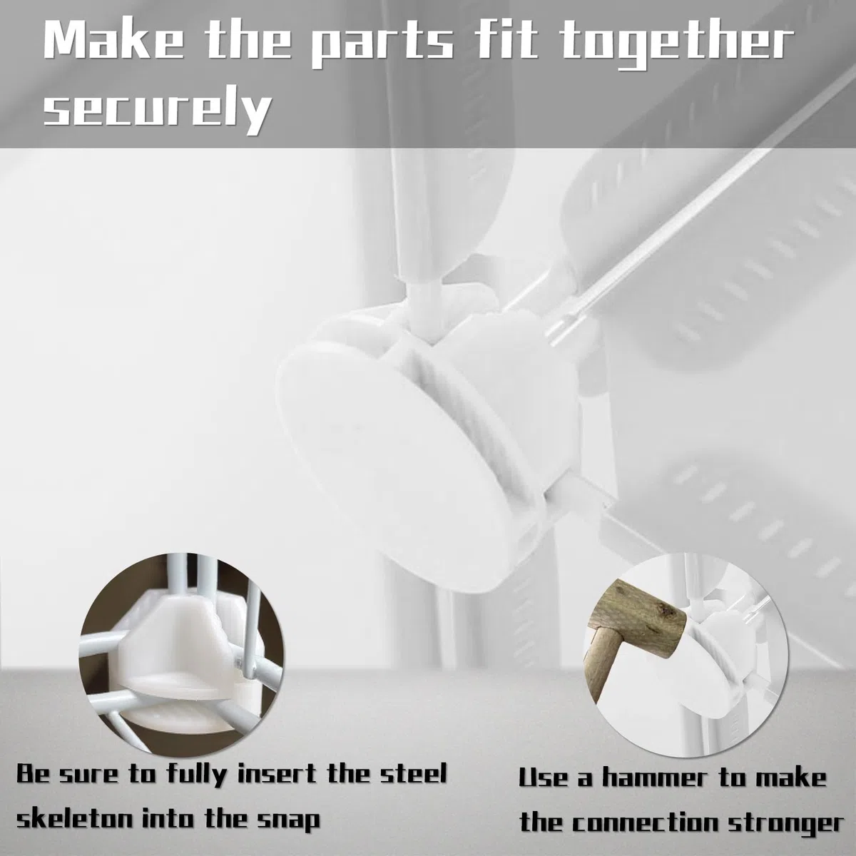 24 connettori cubici in filo metallico, connettori in plastica bianca, connettori cubici per armadio modulare, organizer per armadio e ripiano in filo metallico (bianco)