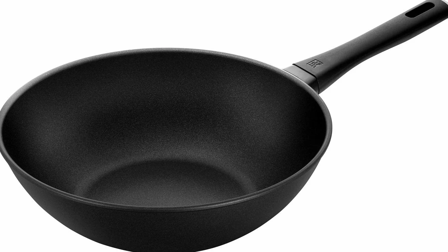 ZWILLING Shine - Padella rotonda in alluminio, 30 cm, con rivestimento antiaderente, colore: Nero