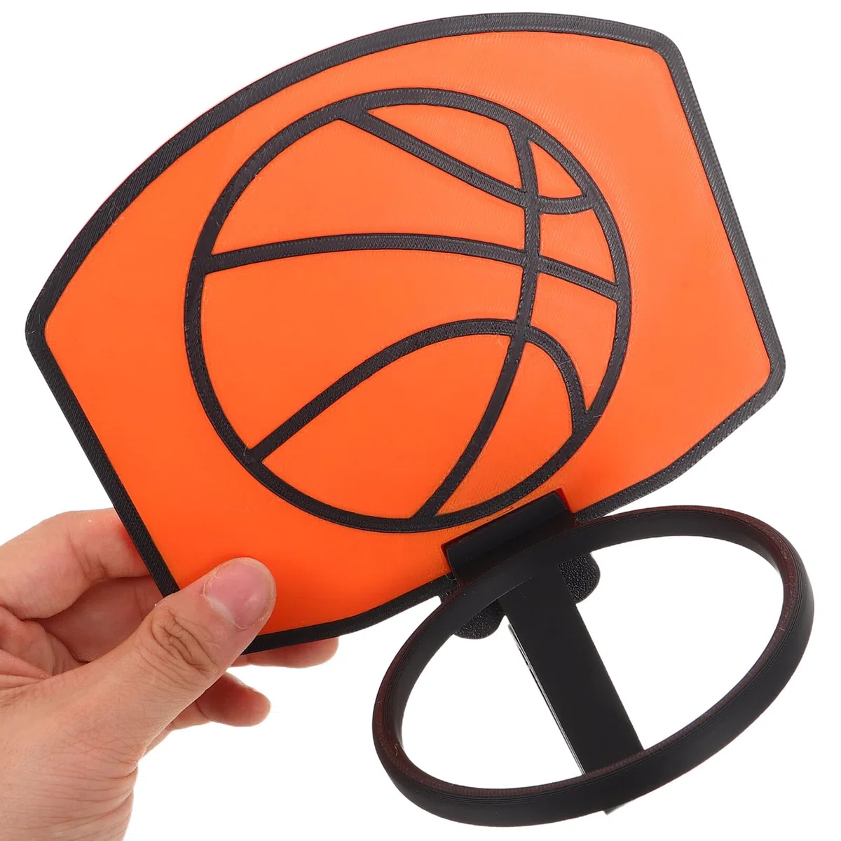 BESPORTBLE Mini Contenitore da Basket in Plastica Arancione per Cestino della Spazzatura, Design Raffinato, per Impiego Interno in Casa e Ufficio