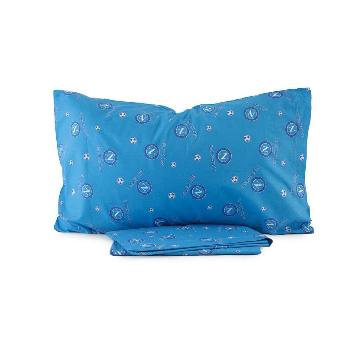 ssc napoli Completo Lenzuola Ufficiale Matrimoniale 100% Cotone P550