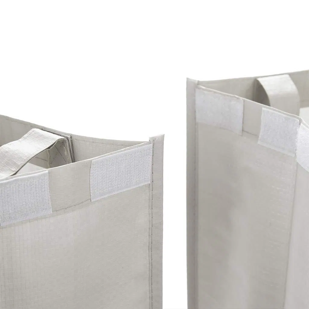 Balvi Set Borse Riciclaggio Tidy Trash Colore Grigio Realizzato in plastica Riciclata Set di 3 unità