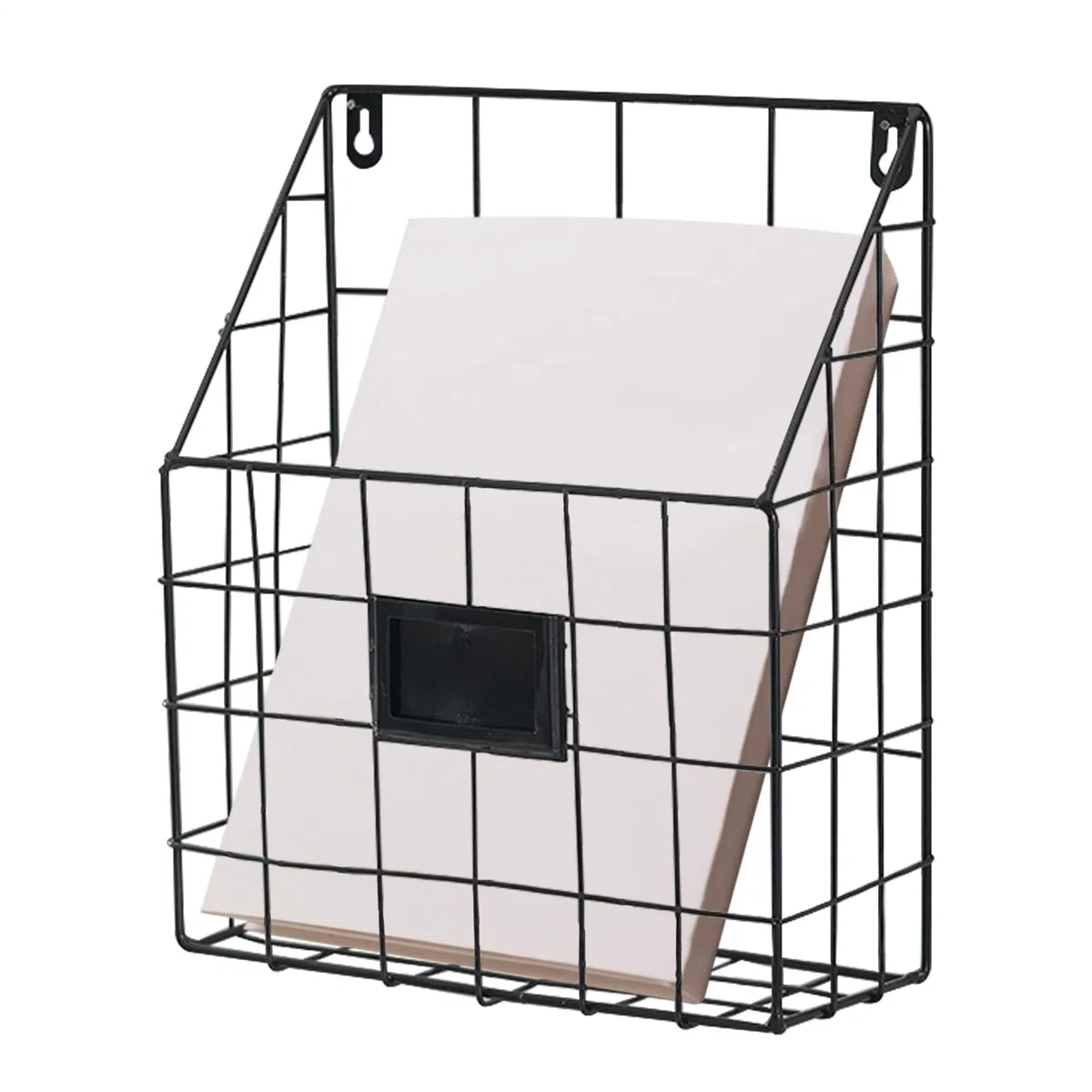 25 x 10 x 30,5 cm, cestino per poste, porta giornali, documenti, in ferro, a parete, durevole e resistente all'usura, per la casa, l'ufficio e altro ancora